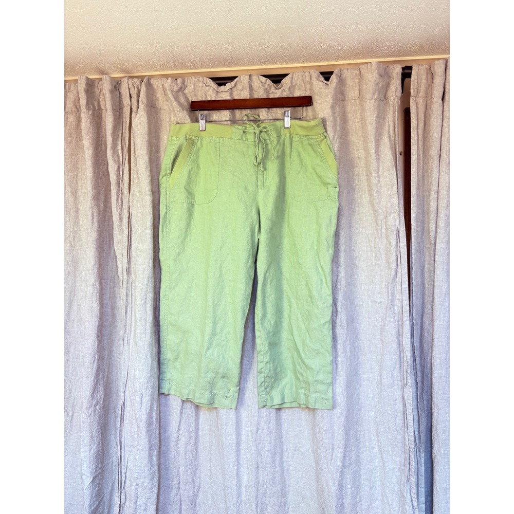 green linen‎ pants everyday wear